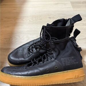 Nike SF Air Force 1 Mid Shoes Mens Sz 11.5 Black Gum Utility Sneakers 917753-003